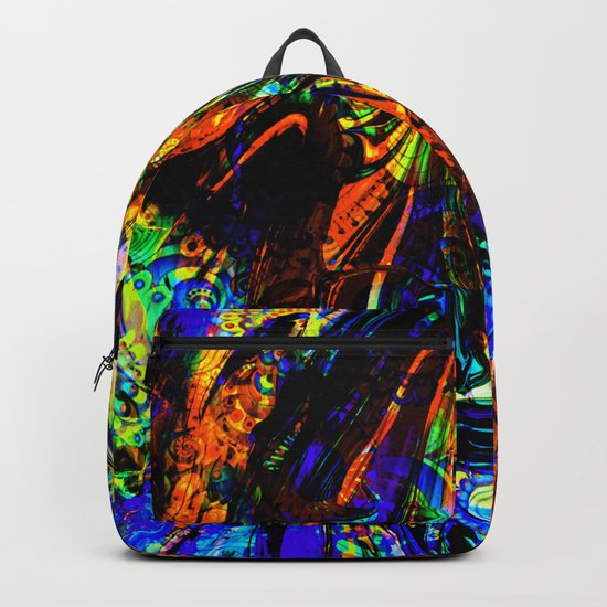 abstract waves ii Backpack