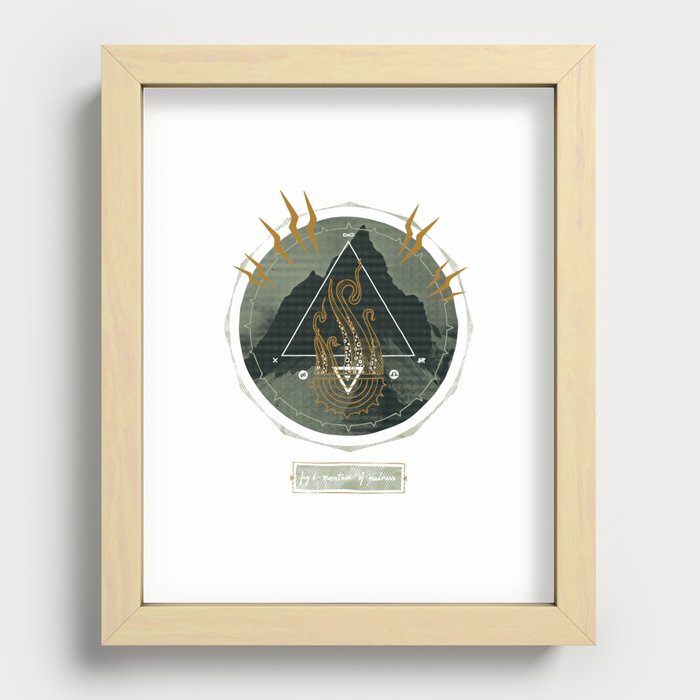 Mountain of Madness Recessed Framed Print