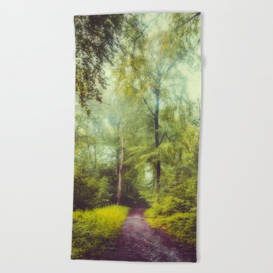 Dreamy Forest Beach Towel