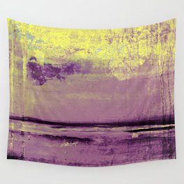 Yellow Color Patches Wall Tapestry