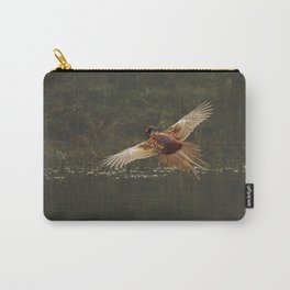 Male pheasant in flight Carry-All Pouch