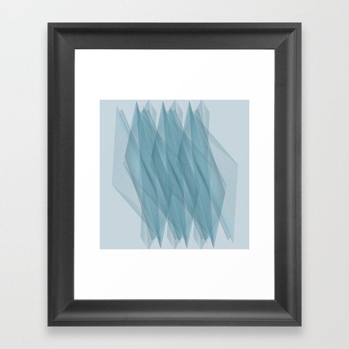 Twisted Lines Framed Art Print