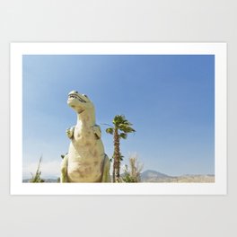 Desert Dino Art Print