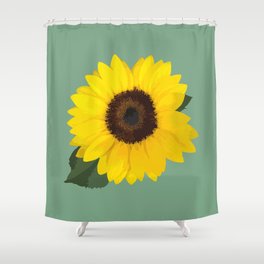 Simple Sunflower Shower Curtain