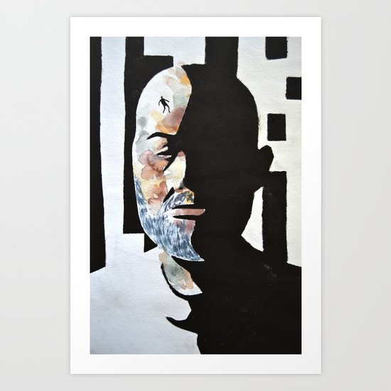 overthinking Art Print