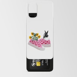 Sneakers Heart - Bunny Sunflowers Android Card Case