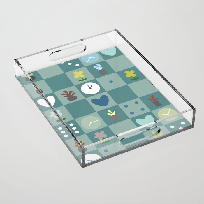 Color object checkerboard collection 22 Acrylic Tray