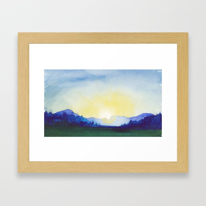 Sunrise Framed Art Print