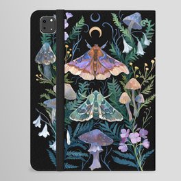 Sphinx Moth Moon Garden iPad Folio Case