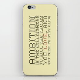 Ambition — Jack Donaghy, 30 Rock iPhone Skin