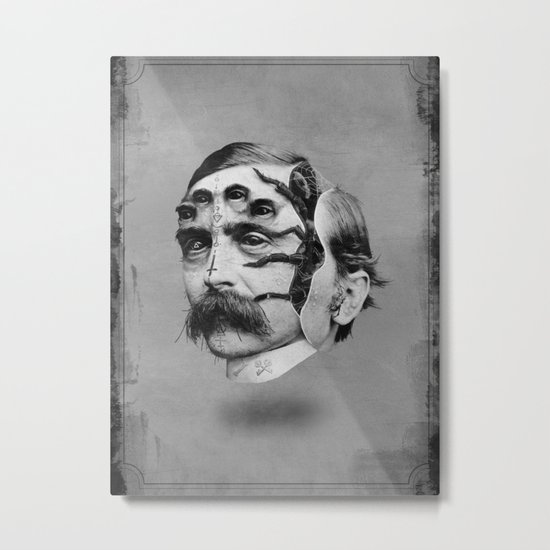 The Amazing Man-Spider Metal Print