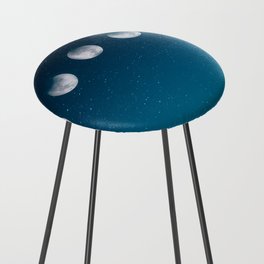 Moon Phases Counter Stool