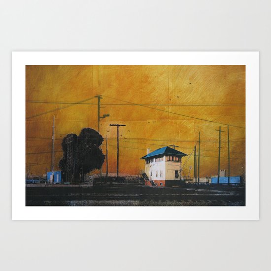 The Hobart Station Art Print