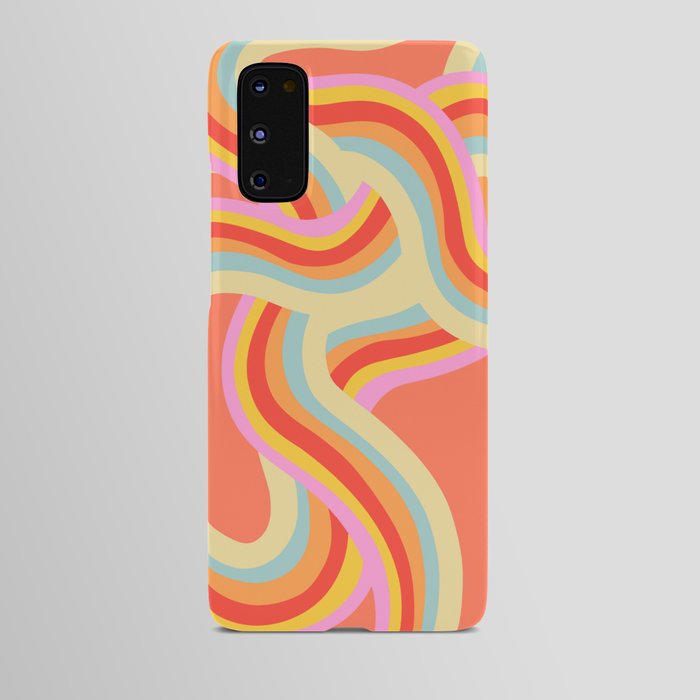 Groovy Rainbows Android Case