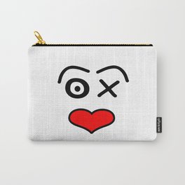 Love face heart Carry-All Pouch