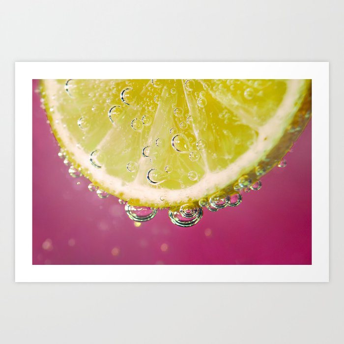 Pink lemonade Art Print