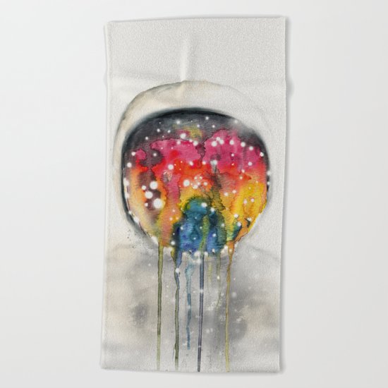 Somewhere in Space, I'm Dreaming Beach Towel