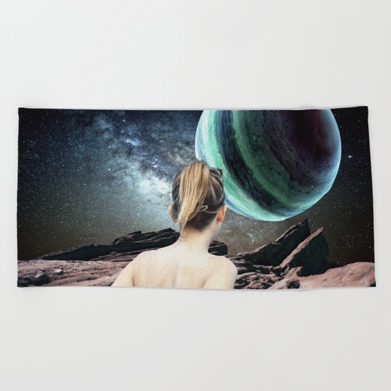 Why is it so beautiful? Beach Towel