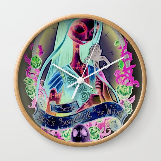 "Something In the Wind" Wall Clock