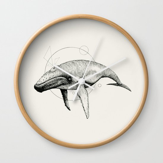 'Wildlife Analysis VII' Wall Clock