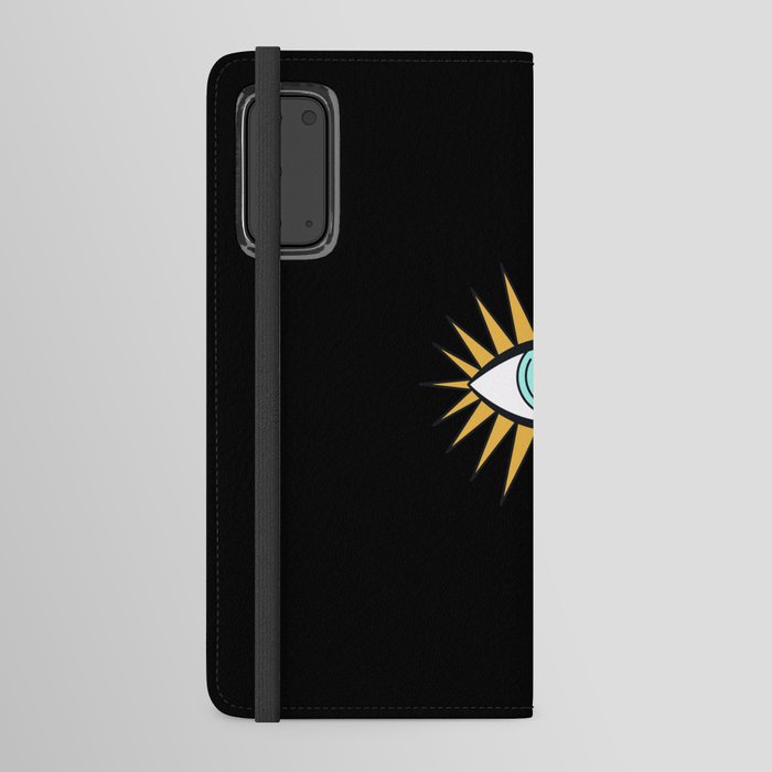 Mystik single starry eye | good luck | Luck charm Android Wallet Case
