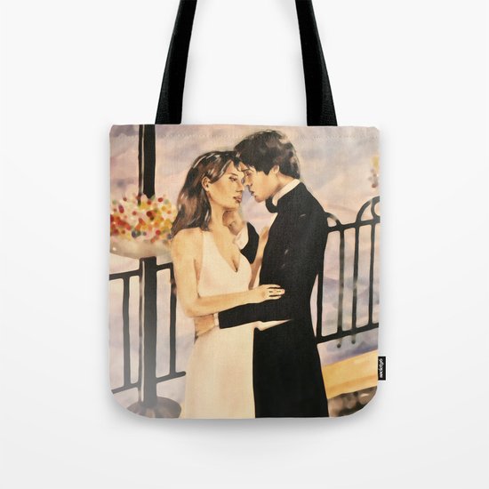 Classy couple in love Tote Bag