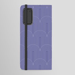Art Deco Arch Pattern XXI Very Peri Android Wallet Case