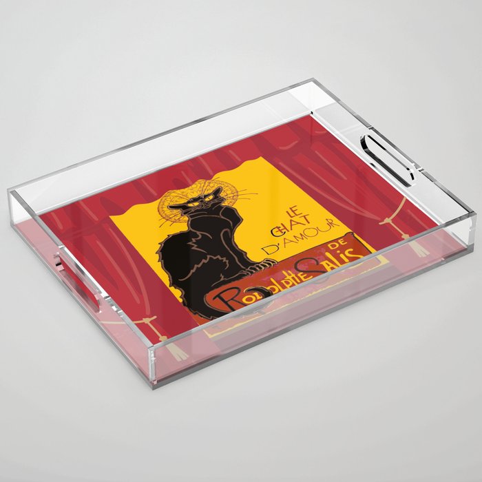 Le Chat Noir DAmour Theatre Stage Acrylic Tray