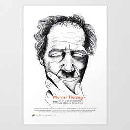 Herzog tribute Art Print