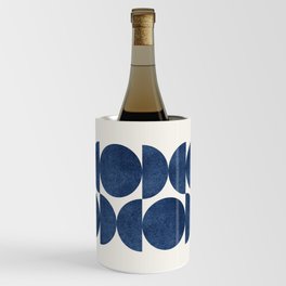 Blue navy retro scandinavian Mid century modern Wine Chiller