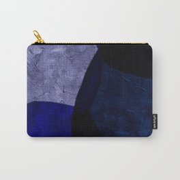 BLUE COLORS MINIMALIST ABSTRACT ART - #04 by Seis Art Studio Carry-All Pouch