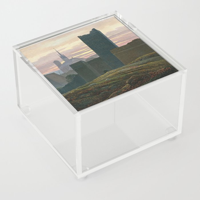 The Imperial Castle in Eger - Carl Gustav Carus  Acrylic Box