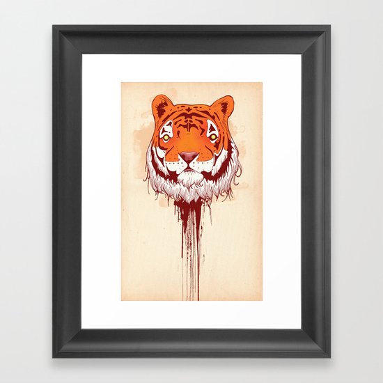 Man Eater Framed Art Print