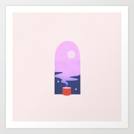By Candle Light Art Print