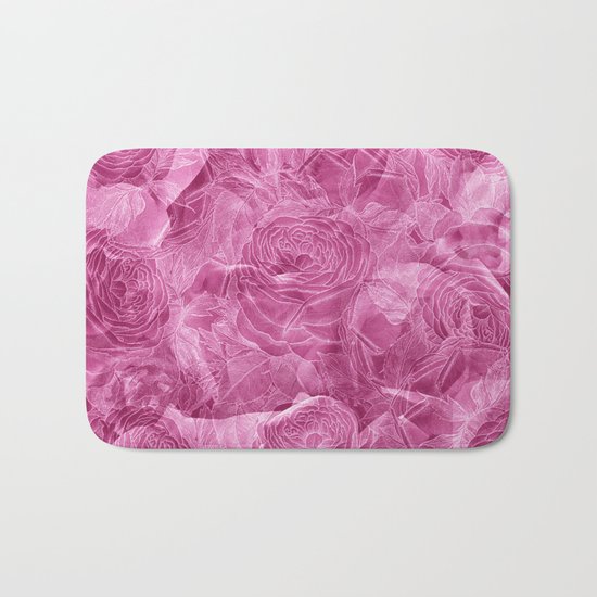 Nostalgia 3 - Pink Bath Mat