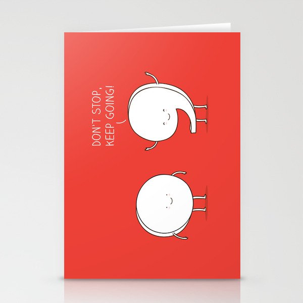 positive punctuation Stationery Cards