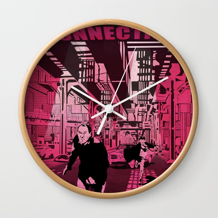 The French connection vector Wall Clock