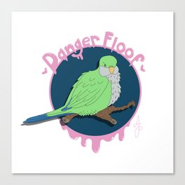 Danger Floof Logo Canvas Print