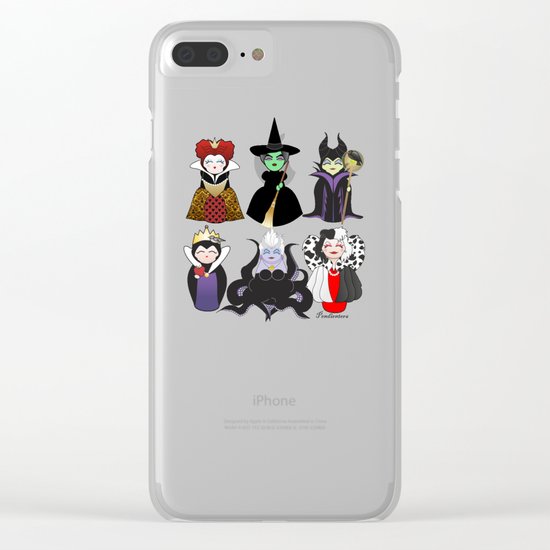 Evil kokeshis Clear iPhone Case