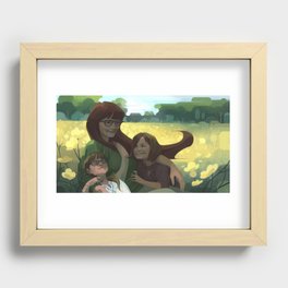 Buttercups Recessed Framed Print