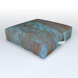 Patina Bronze rustic decor Outdoor Floor Cushion | Rustic, Photo, Weatheredbronze, Texture, Bronze, Rusticdecor, Patinabronze, Metal 