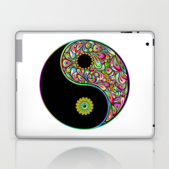Yin Yang Symbol Psychedelic Art Design Laptop & iPad Skin