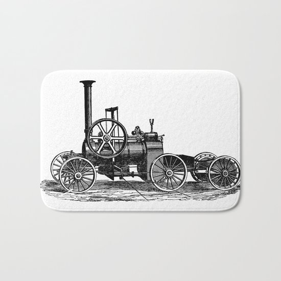 Steam car Bath Mat