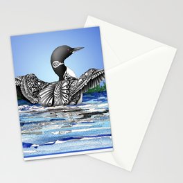 Loon Morning Stationery Card