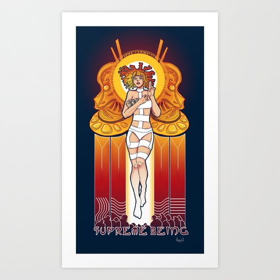 Supreme Being Art Print