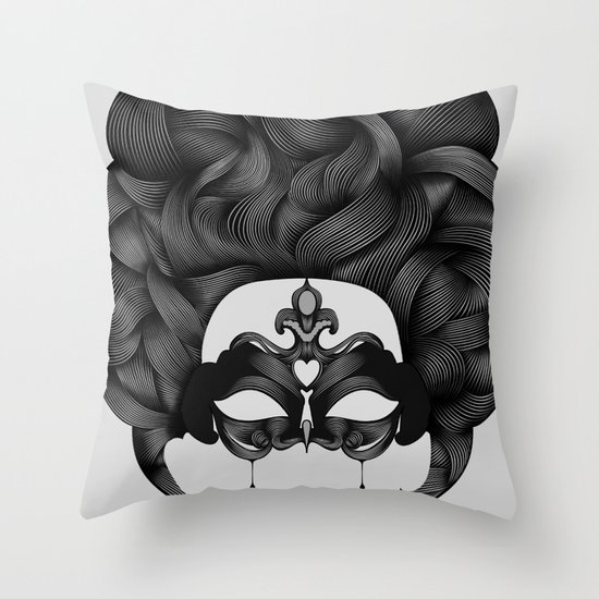 Masquerade Throw Pillow