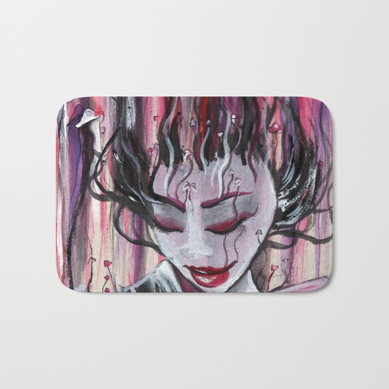 Geisha in Mushrooms: The Surrealistic Concubine Bath Mat