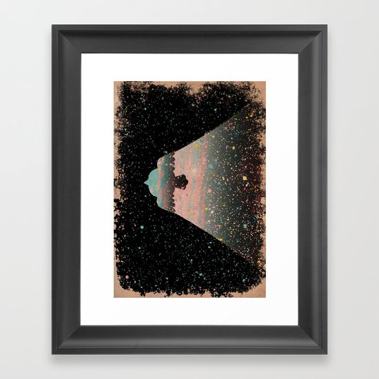 Star Bird Framed Art Print