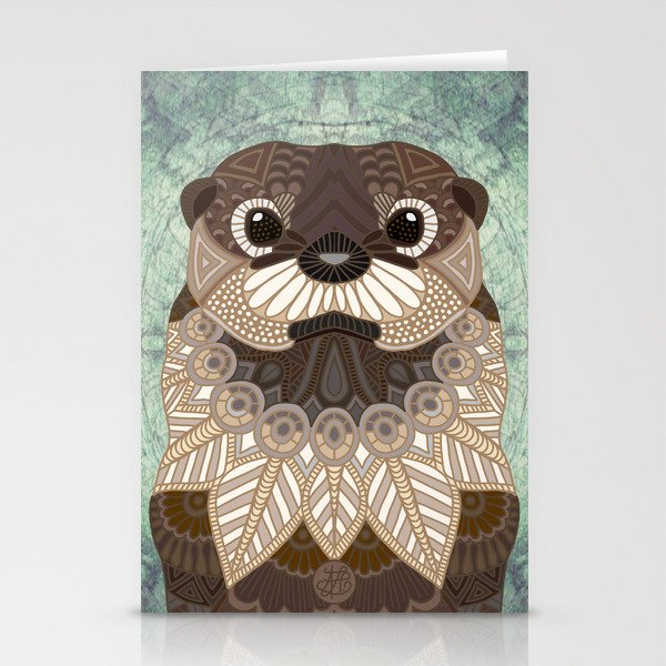 Ornate Otter Stationery Cards