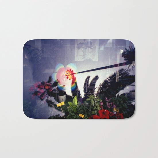 Urban double exposure Bath Mat
